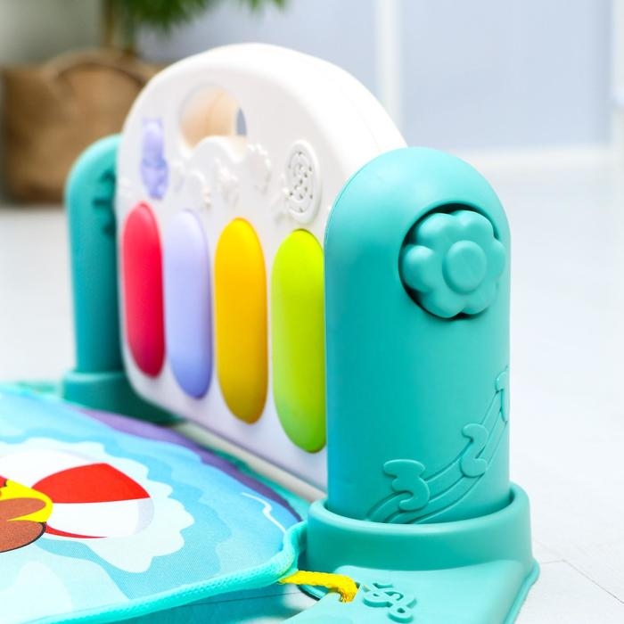 Развивающий музыкальный коврик &laquo;Пляж&raquo;, 73x48 см.