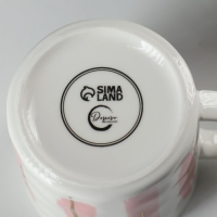 Кружка керамическая &laquo;Нежость&raquo;, 350 мл, цвет белый