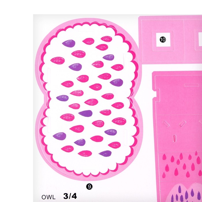 Набор для творчества создние 3D фигурки &laquo;Сова&raquo;