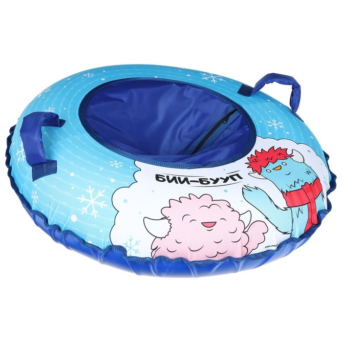 Тюбинг-ватрушка ONLYTOP, диаметр чехла 90 см Тюбинг-ватрушка ONLYTOP, диаметр чехла 90 см