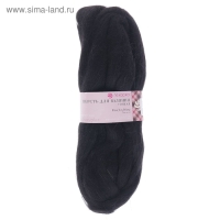 Шерсть для валяния 100% тонкая шерсть 50гр (02-Черный) Шерсть для валяния 100% тонкая шерсть 50гр (02-Черный)