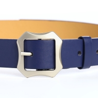 Ремень женский, ширина 2,5 см, винт, пряжка металл, цвет синий Ремень женский, ширина 2,5 см, винт, пряжка металл, цвет синий