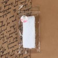 Кружево капроновое, 35 мм × 10 ± 1 м, цвет белый Кружево капроновое, 35 мм × 10 ± 1 м, цвет белый