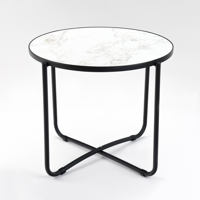 Столик журнальный LAKSI БАТТЕН, 595x595x480, сабия