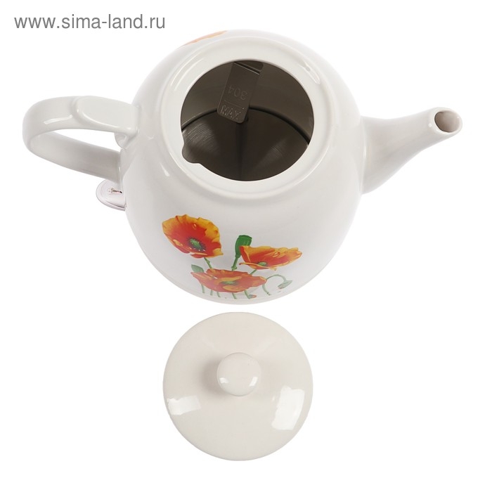 Чайник электрический Galaxy GL 0506, керамика, 1.4 л, 1400 Вт, белый Чайник электрический Galaxy GL 0506, керамика, 1.4 л, 1400 Вт, белый