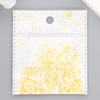 Бисер стекло 11/0 "Матовый. Меланж жёлтый" 10 гр Бисер стекло 11/0 "Матовый. Меланж жёлтый" 10 гр