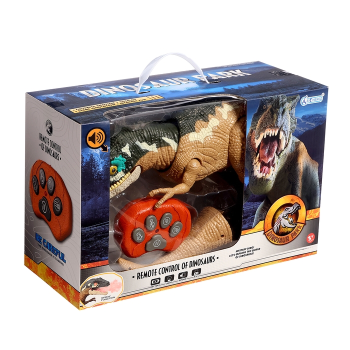 Динозавр «T-Rex», радиоуправление, эффект дыма, проектор, цвет МИКС Динозавр «T-Rex», радиоуправление, эффект дыма, проектор, цвет МИКС