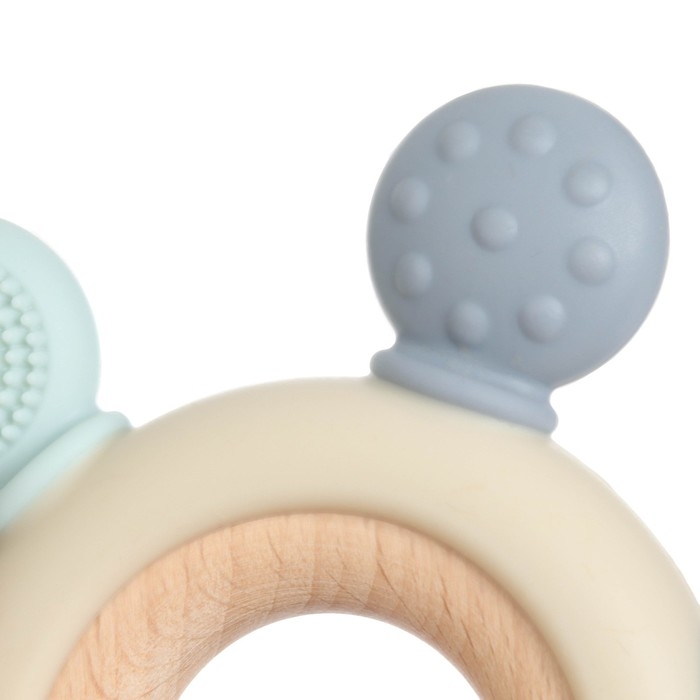 Прорезыватель силиконовый «Массажер», цвет серый, фиолетовый, Mum&Baby Прорезыватель силиконовый «Массажер», цвет серый, фиолетовый, Mum&Baby