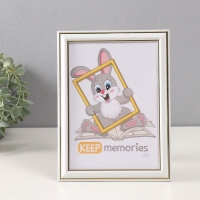 Фоторамка пластик "Офис 2" 15х21 см, белый Фоторамка пластик "Офис 2" 15х21 см, белый