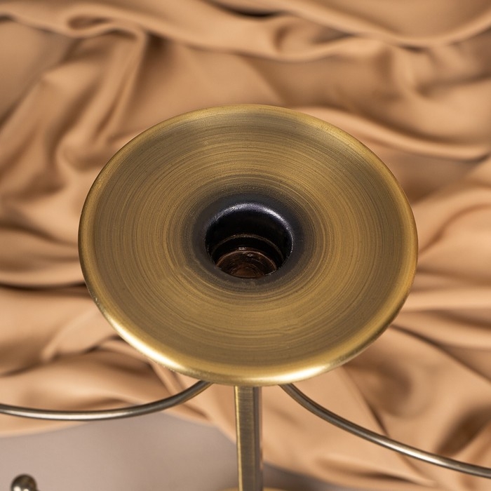 Подсвечник металл &laquo;Герцог&raquo;, на 3 свечи, 44 х 14 х 24 см