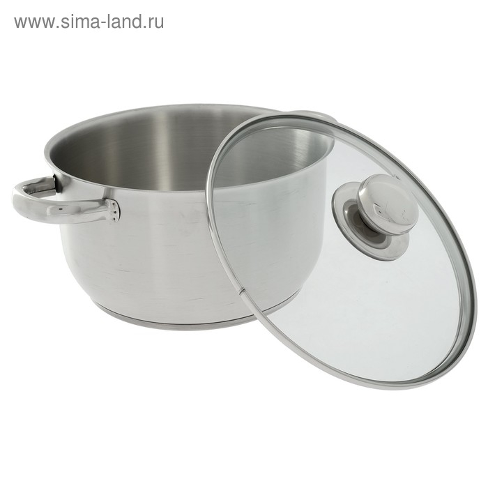 Кастрюля &laquo;Славяна&raquo;, 4 л, d=22 см, капсульное дно, индукция
