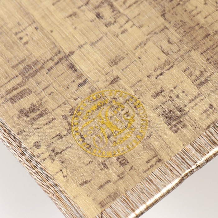 Сейф-книга дерево кожзам "Голова будды" тиснение, под металл 30х20х6,8 см