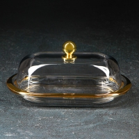 Масленка, 19,8&times;13,1 см, цвет золотой