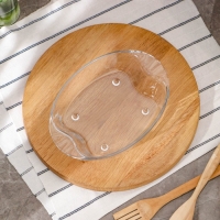 Блюдо стеклянное Primex, 26&times;18 см, 1500 мл