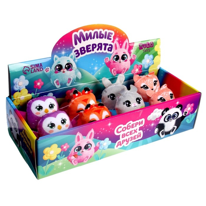 Мягкая игрушка &laquo;Милые зверята&raquo; МИКС