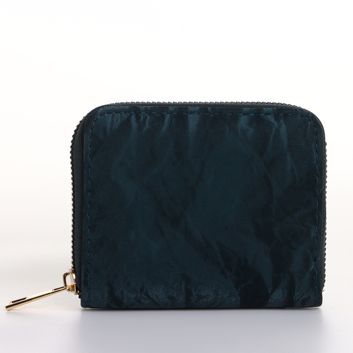 Кошелёк женский на молнии, цвет зелёный Кошелёк женский на молнии, цвет зелёный