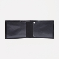 Обложка для удостоверения, цвет чёрный Обложка для удостоверения, цвет чёрный