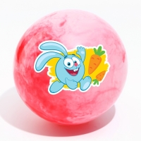 Мяч детский Смешарики &laquo;Крош&raquo;, 22 см, 60 г, мрамор, МИКС