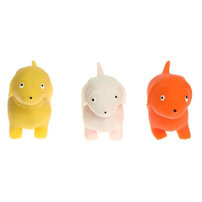 Антистресс сквиш мялка &laquo;Такса&raquo;, собака, с песком, цвета МИКС, в шоубоксе, тянучка