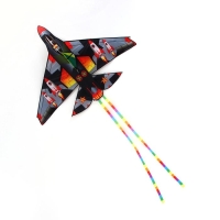 Воздушный змей &laquo;Истребитель&raquo;, с леской, цвета МИКС