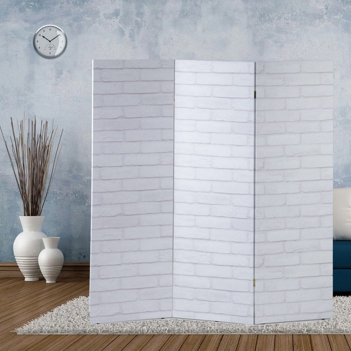 Ширма "Кирпичная стена", 150 х 160 см