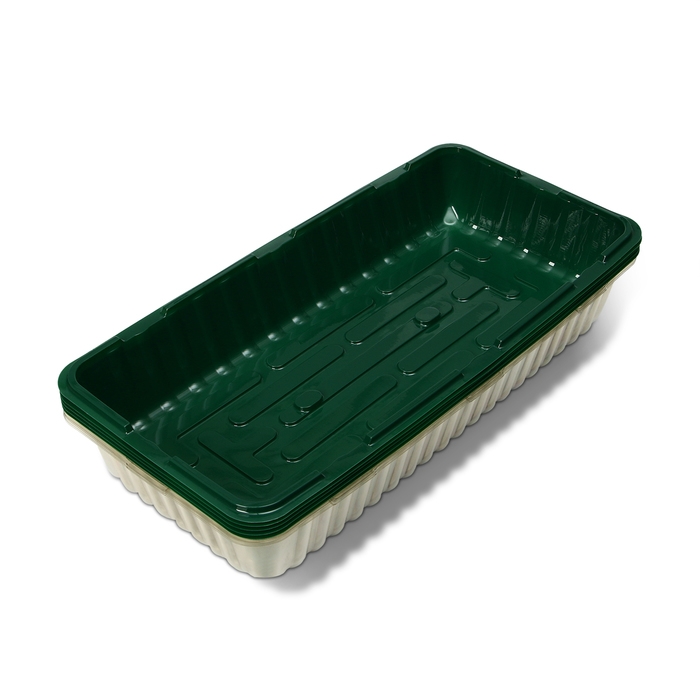 Мини-парник для рассады, 44 × 22 × 12 см, без вставок, Greengo Мини-парник для рассады, 44 × 22 × 12 см, без вставок, Greengo