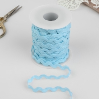 Тесьма отделочная &laquo;Вьюнчик&raquo;, 5 мм, 27 &plusmn; 1 м, цвет голубой