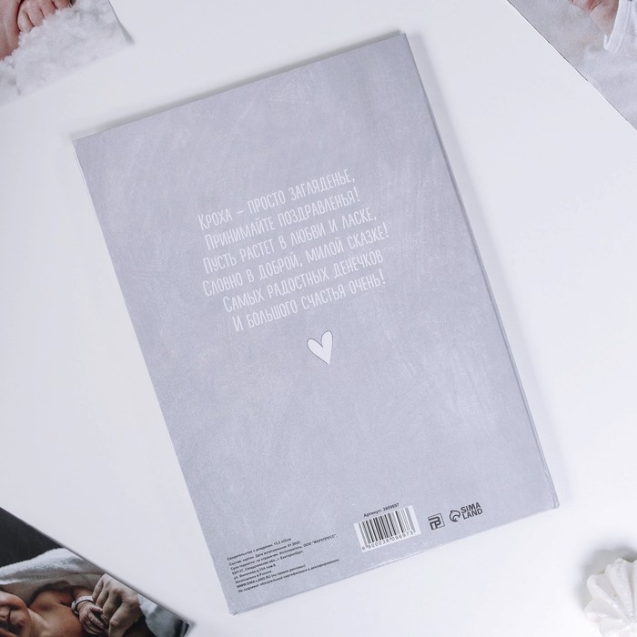 Папка для свидетельства о рождении &laquo;Слоник&raquo;, А5