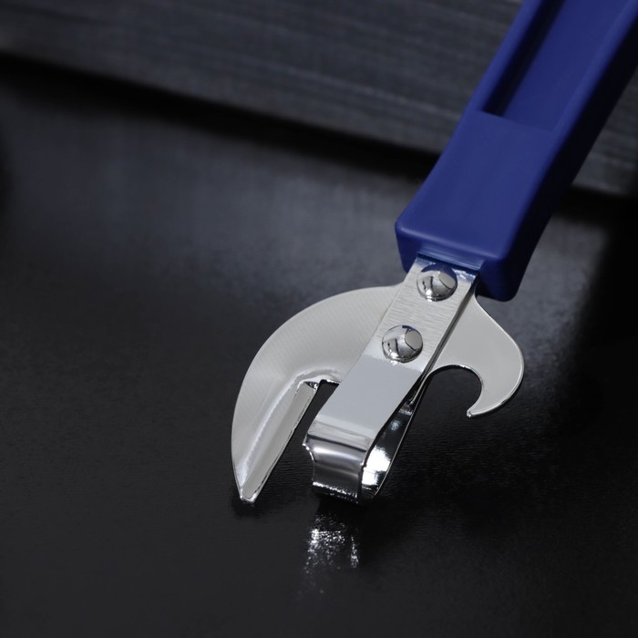 Открывашка Доляна «Помощник», 15,7 см, цвет синий Открывашка Доляна «Помощник», 15,7 см, цвет синий