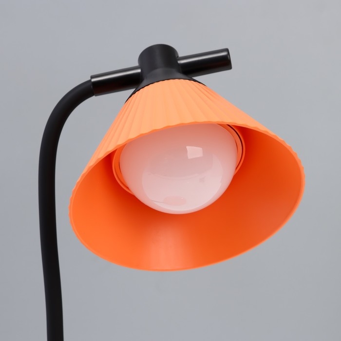 Настольная лампа Настольная лампа "Парасоль" LED, от USB/АКБ 6 Вт сенсор 3000-6000 оранжевый 14х10х37 см RISALUX 100