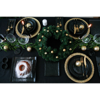 Блюдо фарфоровое для подачи Magistro Pietra lunare, 21×21 см, цвет чёрный Блюдо фарфоровое для подачи Magistro Pietra lunare, 21×21 см, цвет чёрный