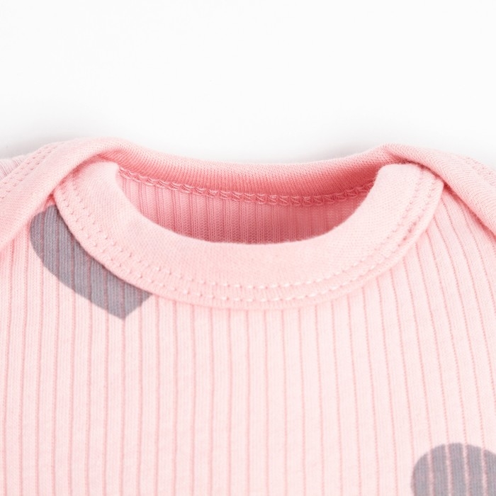 Боди Крошка Я «Сердца», рост 68-74 см, цвет розовый Боди Крошка Я «Сердца», рост 68-74 см, цвет розовый