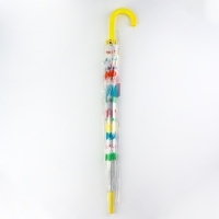 Зонт - трость полуавтоматический «Круг», 8 спиц, R = 45/53 см, D = 106 см, разноцветный Зонт - трость полуавтоматический «Круг», 8 спиц, R = 45/53 см, D = 106 см, разноцветный