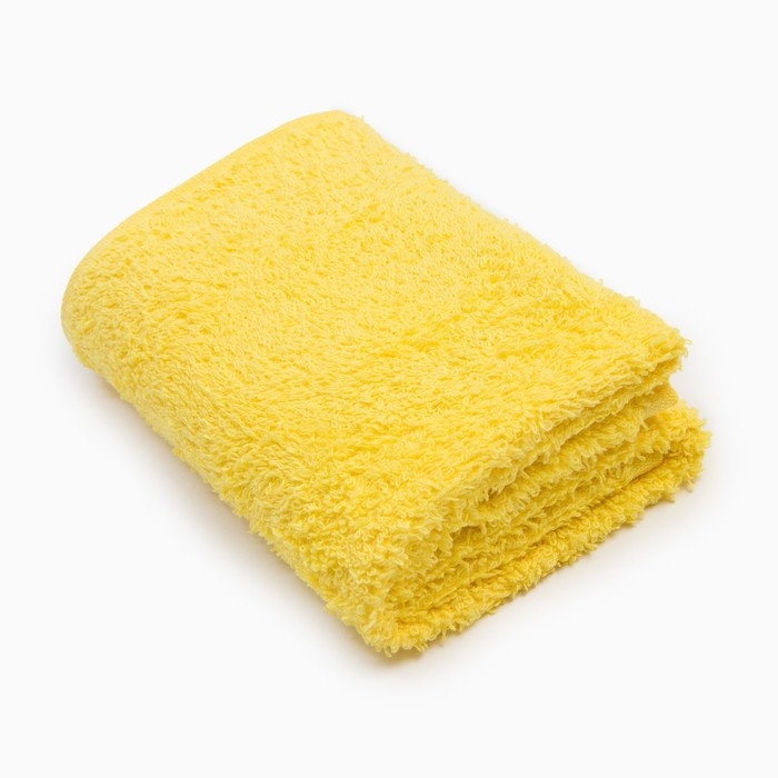 Полотенце махровое Экономь и Я 30*60 см, цв. желтый 100% хлопок, 320 гр/м2 Полотенце махровое Экономь и Я 30*60 см, цв. желтый 100% хлопок, 320 гр/м2