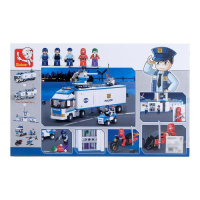 Конструктор «Полицейский участок», 2 варианта сборки, 572 детали Конструктор «Полицейский участок», 2 варианта сборки, 572 детали