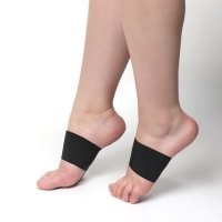 Супинаторы для обуви, амортизирующие, на манжете, текстильные, 10 × 9 см, пара, цвет чёрный Супинаторы для обуви, амортизирующие, на манжете, текстильные, 10 × 9 см, пара, цвет чёрный