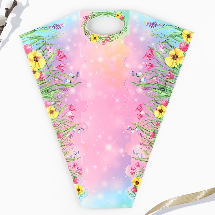 Пасхальная горка в наборе с наклейками для яиц &laquo;Бабочки&raquo;.