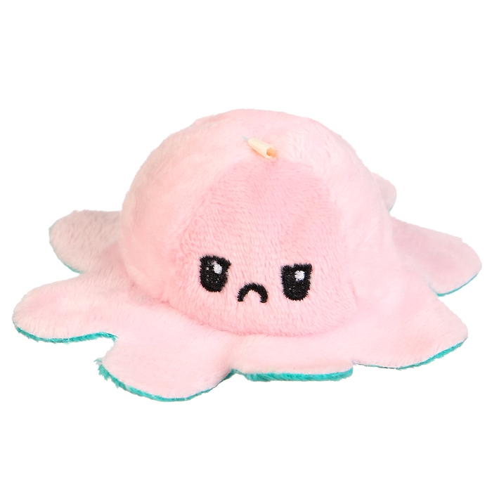 Мягкая игрушка-трансформер &laquo;Осьминог-перевёртыш&raquo;, 12 см, на брелоке, цвета МИКС