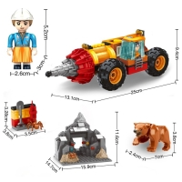 Конструктор Кладоискатели &laquo;Буровой вездеход&raquo;, 325 деталей