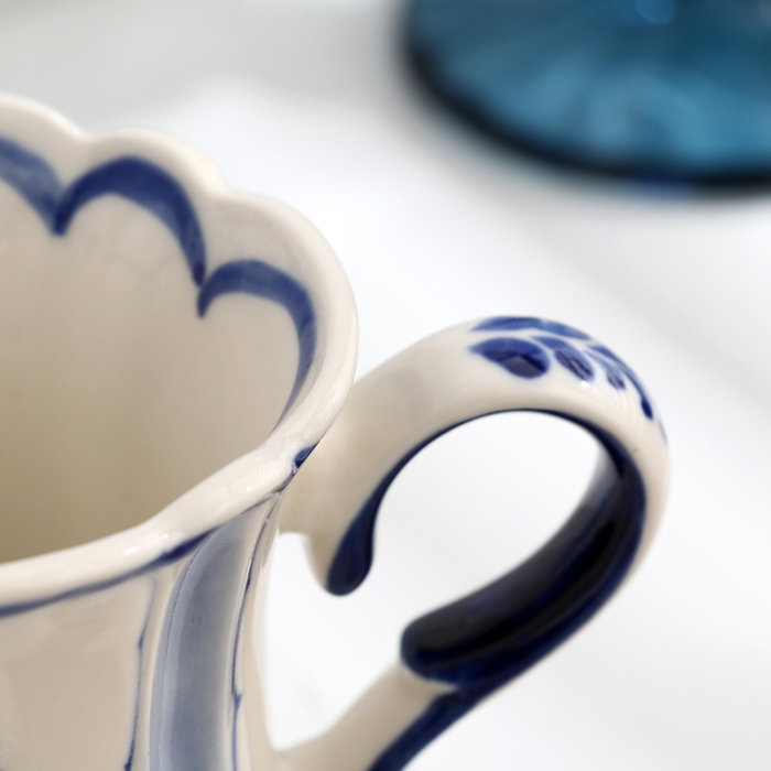 Кружка Кружка "Кофейная", высота 9 см, объём 160 мл, гжель