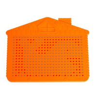 Планшет обучающий &laquo;Магнитное рисование&raquo;, цвет оранжевый, 375 отверстий