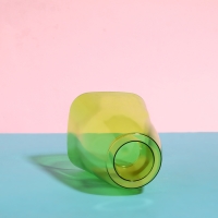 Горшок для орхидей, 1,5 л, 13 × 17 см, пластик, прозрачно-зелёный Горшок для орхидей, 1,5 л, 13 × 17 см, пластик, прозрачно-зелёный