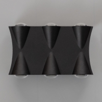 Светильник "Бисо" 6хLED 6Вт 4000К IP66 черный 14х4,5х8 см