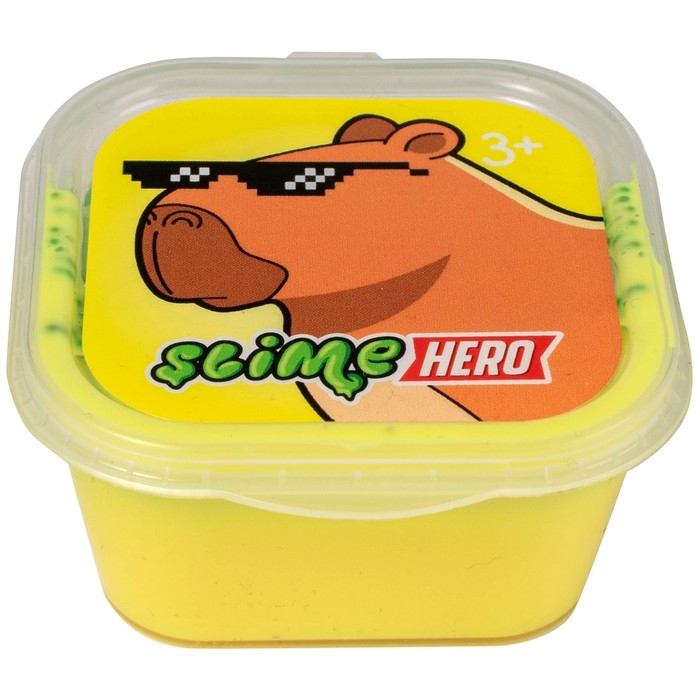 Слайм &laquo;Slime HERO. Капибара&raquo;, жёлтый, 60 г