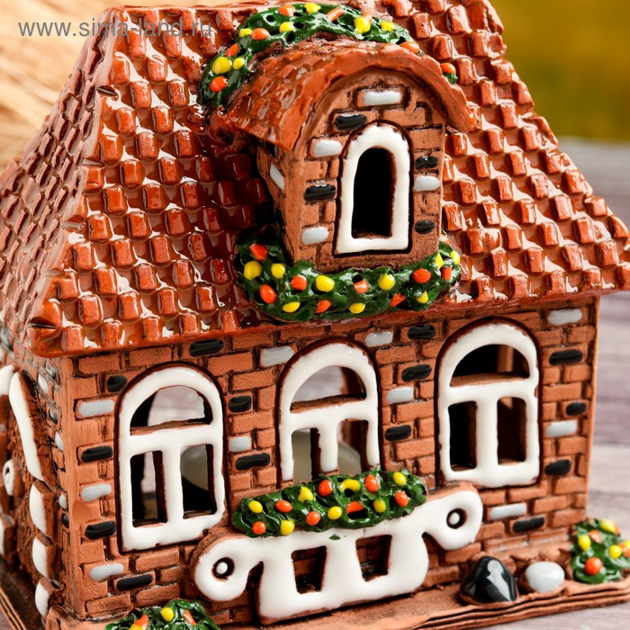 Аромалампа Домик &laquo;Натали&raquo;, ручная работа, микс, 12,5 см