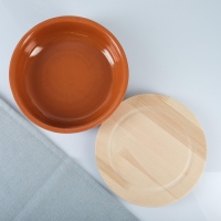 Набор для холодца "Вятский №3" (3 емкости / 1л. + 3 деревянные крышки), традиция Набор для холодца "Вятский №3" (3 емкости / 1л. + 3 деревянные крышки), традиция