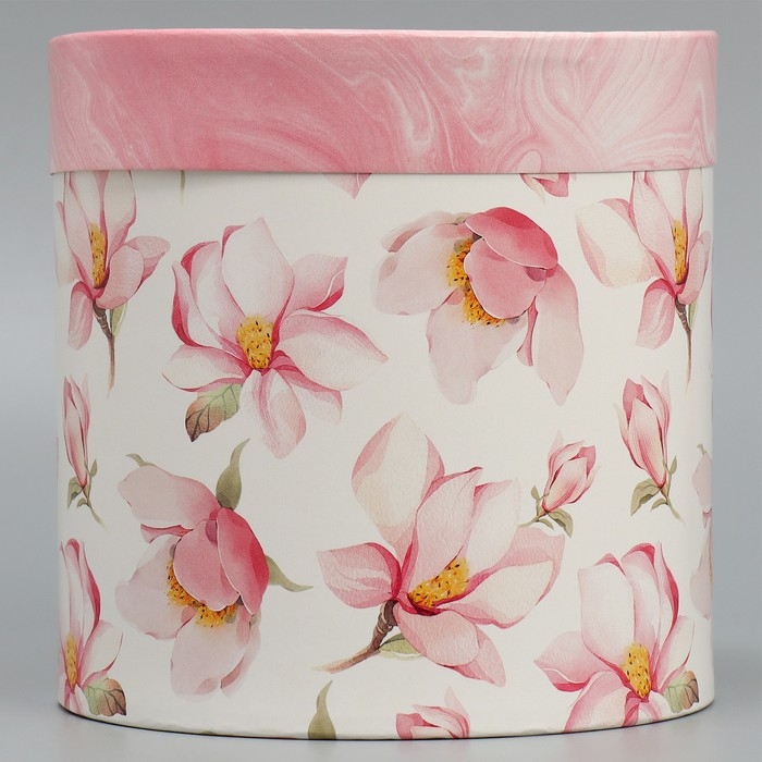 Набор шляпных коробок 2 в 1, упаковка подарочная, &laquo;With love&raquo;, 13 х 13, 16 х 16 см