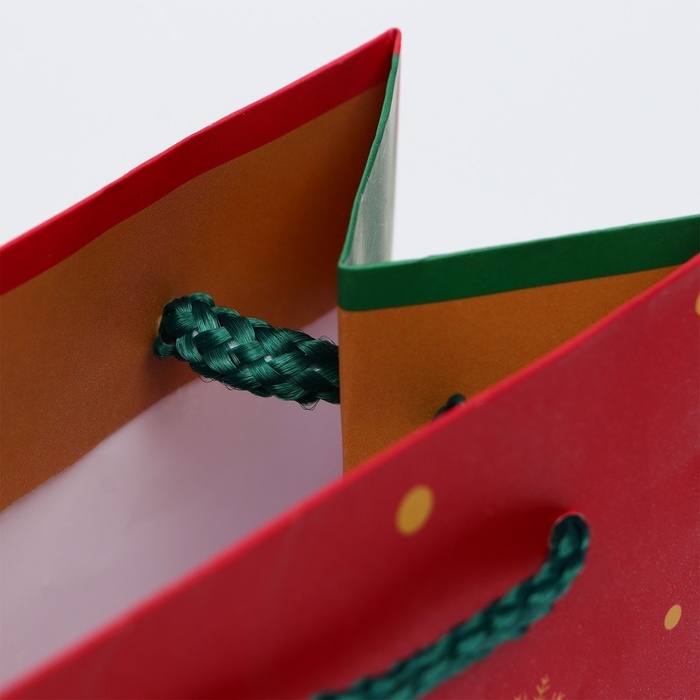 Новый год. Пакет подарочный новогодний под бутылку, упаковка Новый год. Пакет подарочный новогодний под бутылку, упаковка "Ёлка", 12 х 36 х 8,5 см.