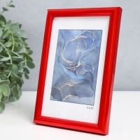 Фоторамка пластик "Радуга" 10х15 см, красный Фоторамка пластик "Радуга" 10х15 см, красный