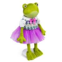 Мягкая игрушка &laquo;Оливия Кваковская&raquo;, с жаккардовым жилетом, 16 см